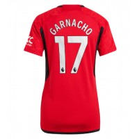 Manchester United Alejandro Garnacho #17 Hjemmedrakt Dame 2023-24 Kortermet